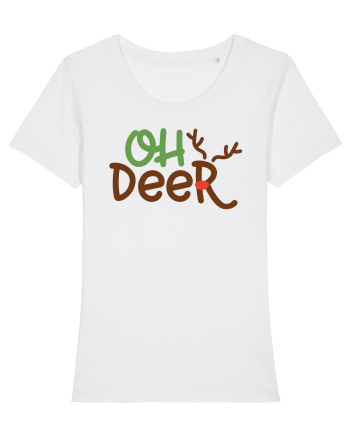 Oh Deer Xmas White
