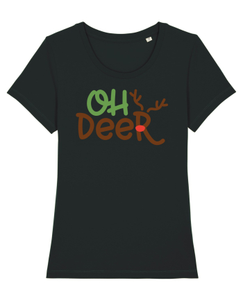 Oh Deer Xmas Black