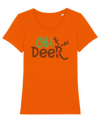 Oh Deer Xmas Bright Orange