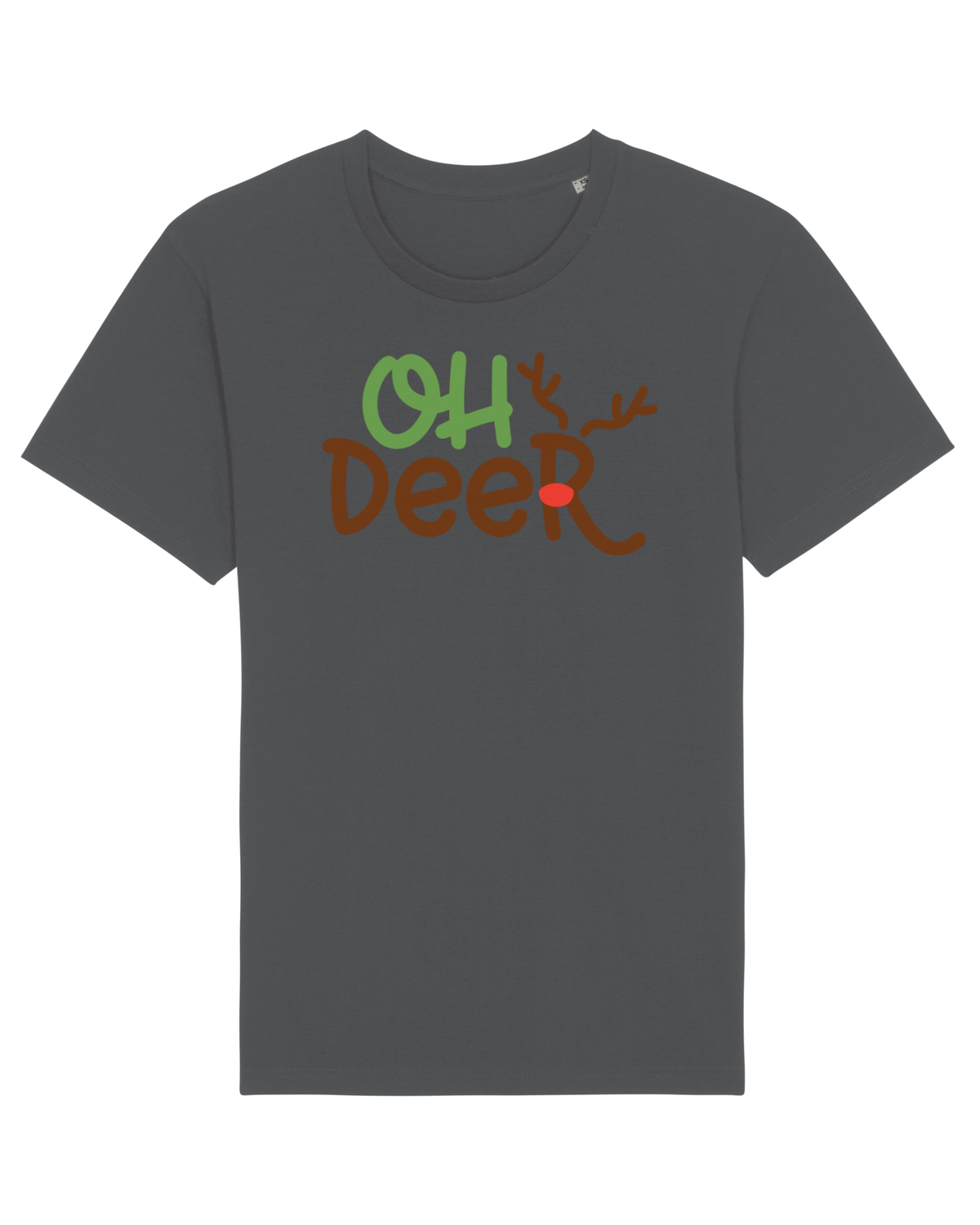 Tricou mânecă scurtă Unisex Rocker Anthracite