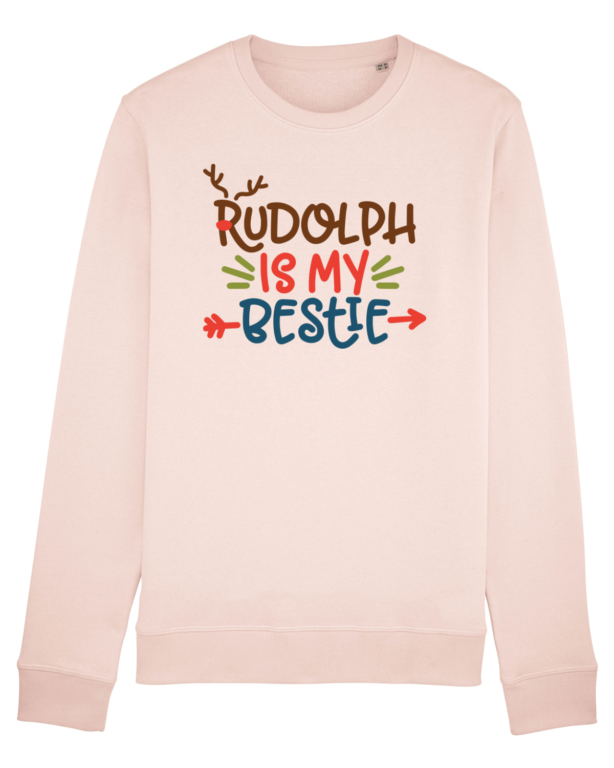 Bluză mânecă lungă Unisex Rise Candy Pink