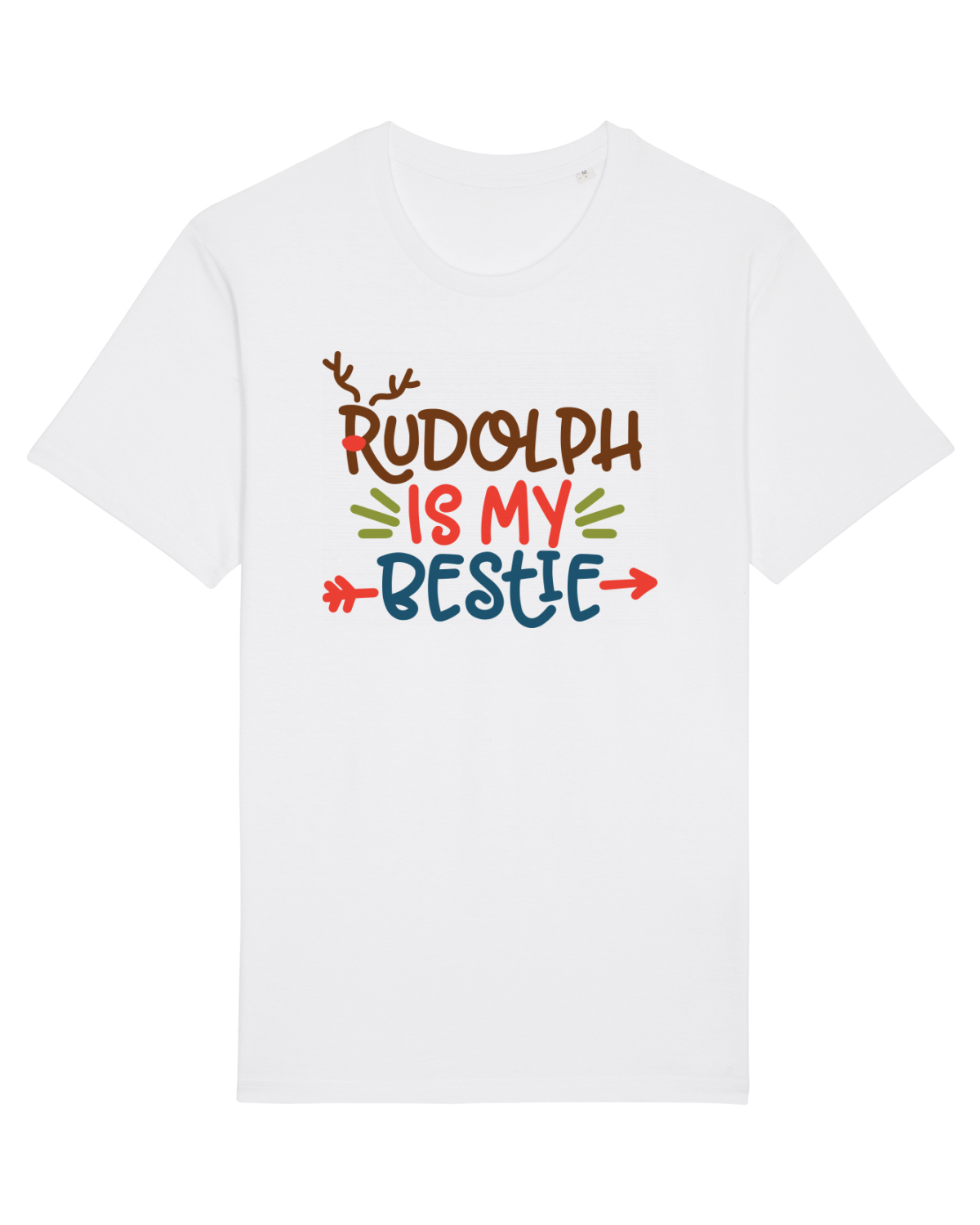 Tricou mânecă scurtă Unisex Rocker White