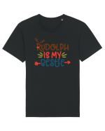Rudolph is My Bestie Tricou mânecă scurtă Unisex Rocker