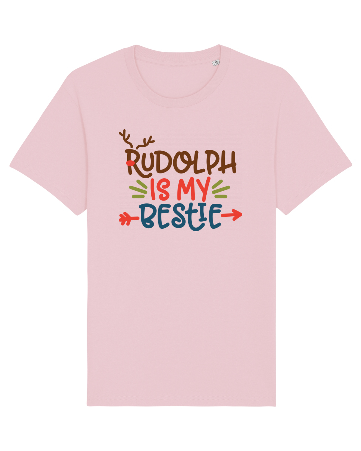 Tricou mânecă scurtă Unisex Rocker Cotton Pink