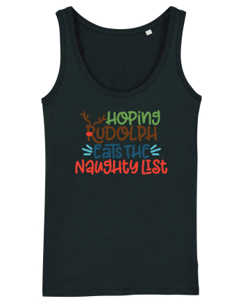 Hoping Rudolph Eats the Naughty List Black