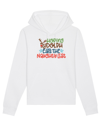 Hoping Rudolph Eats the Naughty List White