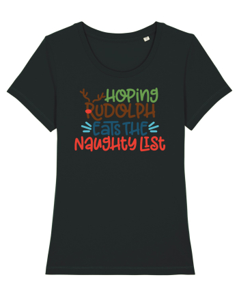 Hoping Rudolph Eats the Naughty List Black