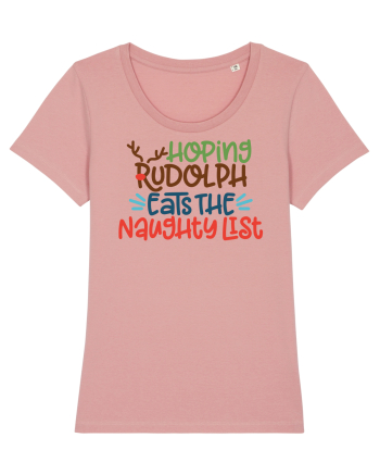 Hoping Rudolph Eats the Naughty List Canyon Pink