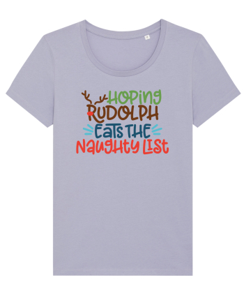 Hoping Rudolph Eats the Naughty List Lavender