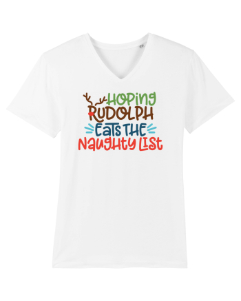 Hoping Rudolph Eats the Naughty List White