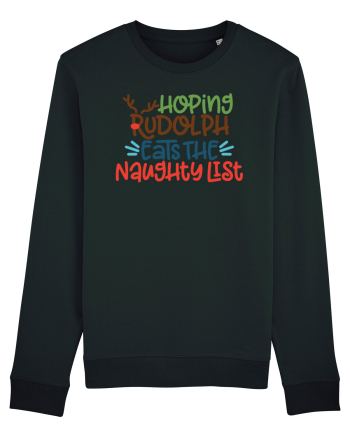 Hoping Rudolph Eats the Naughty List Black
