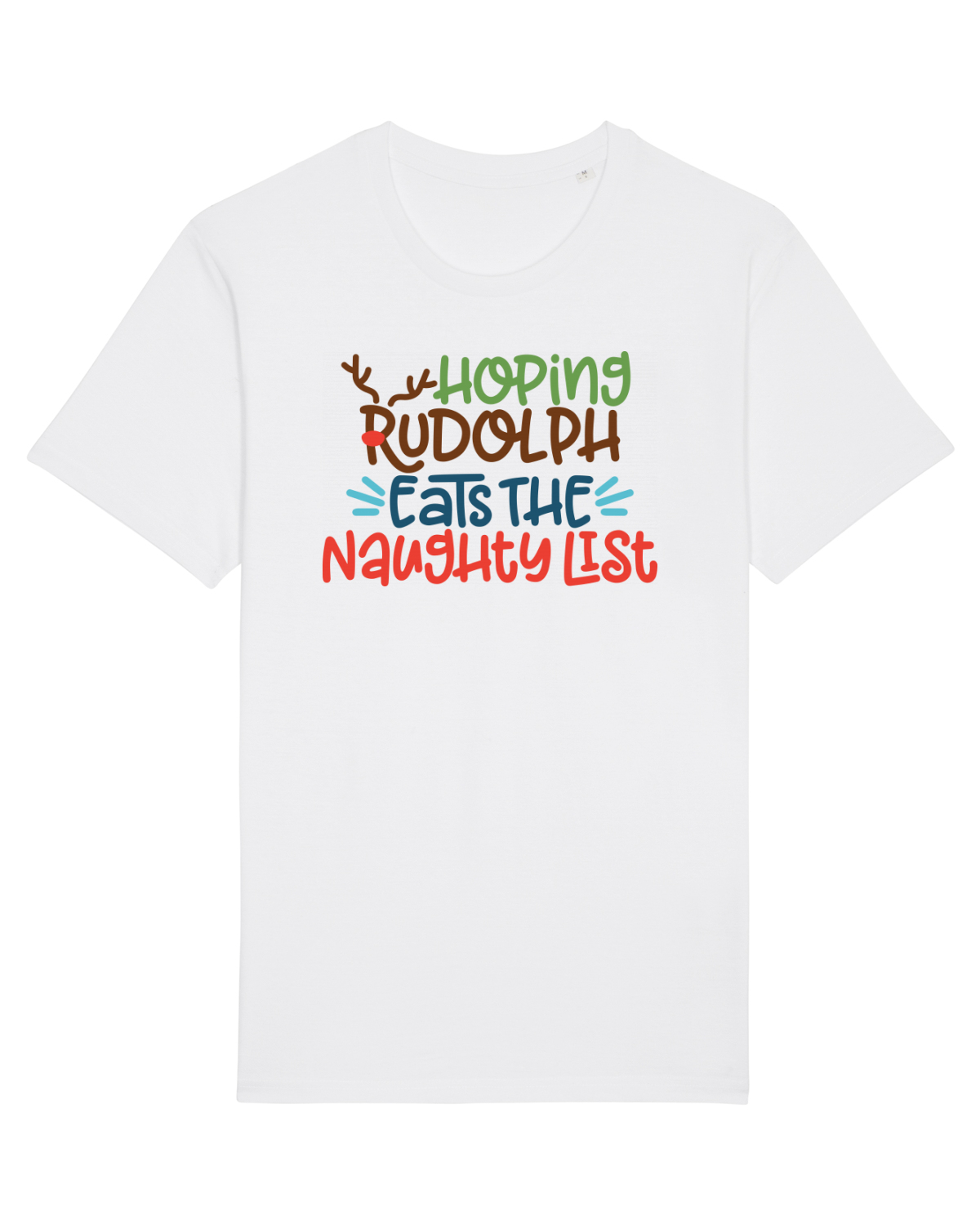Tricou mânecă scurtă Unisex Rocker White