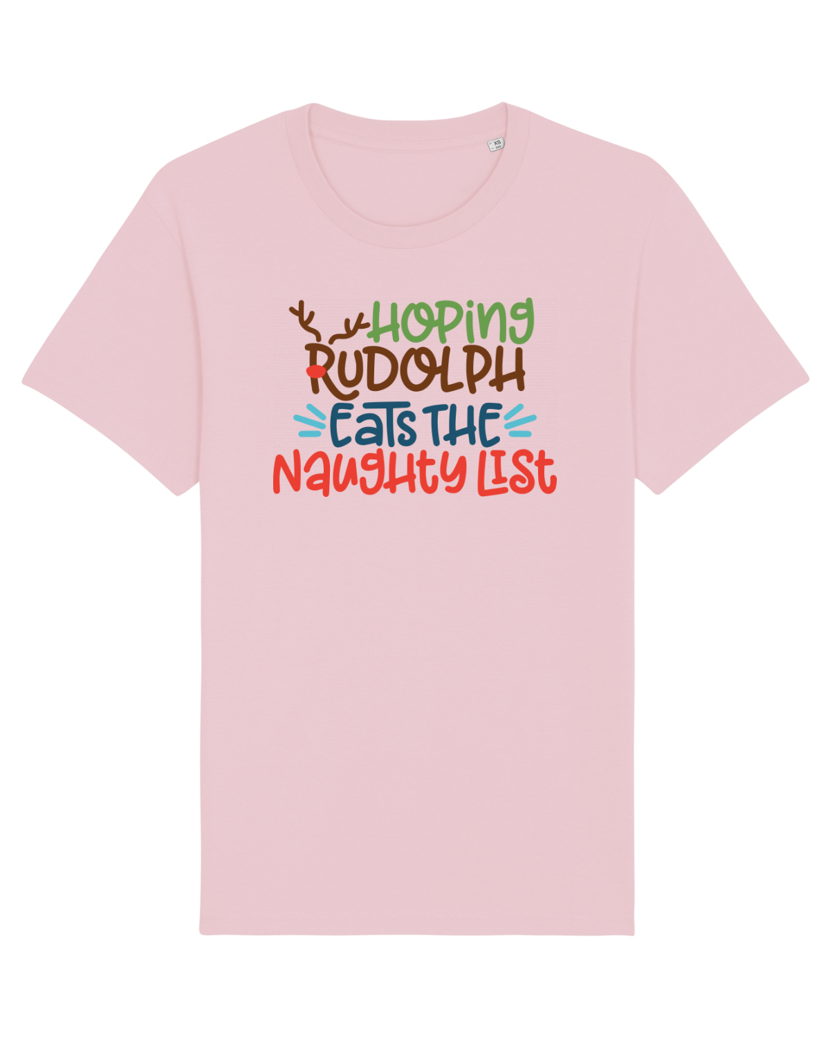 Tricou mânecă scurtă Unisex Rocker Cotton Pink