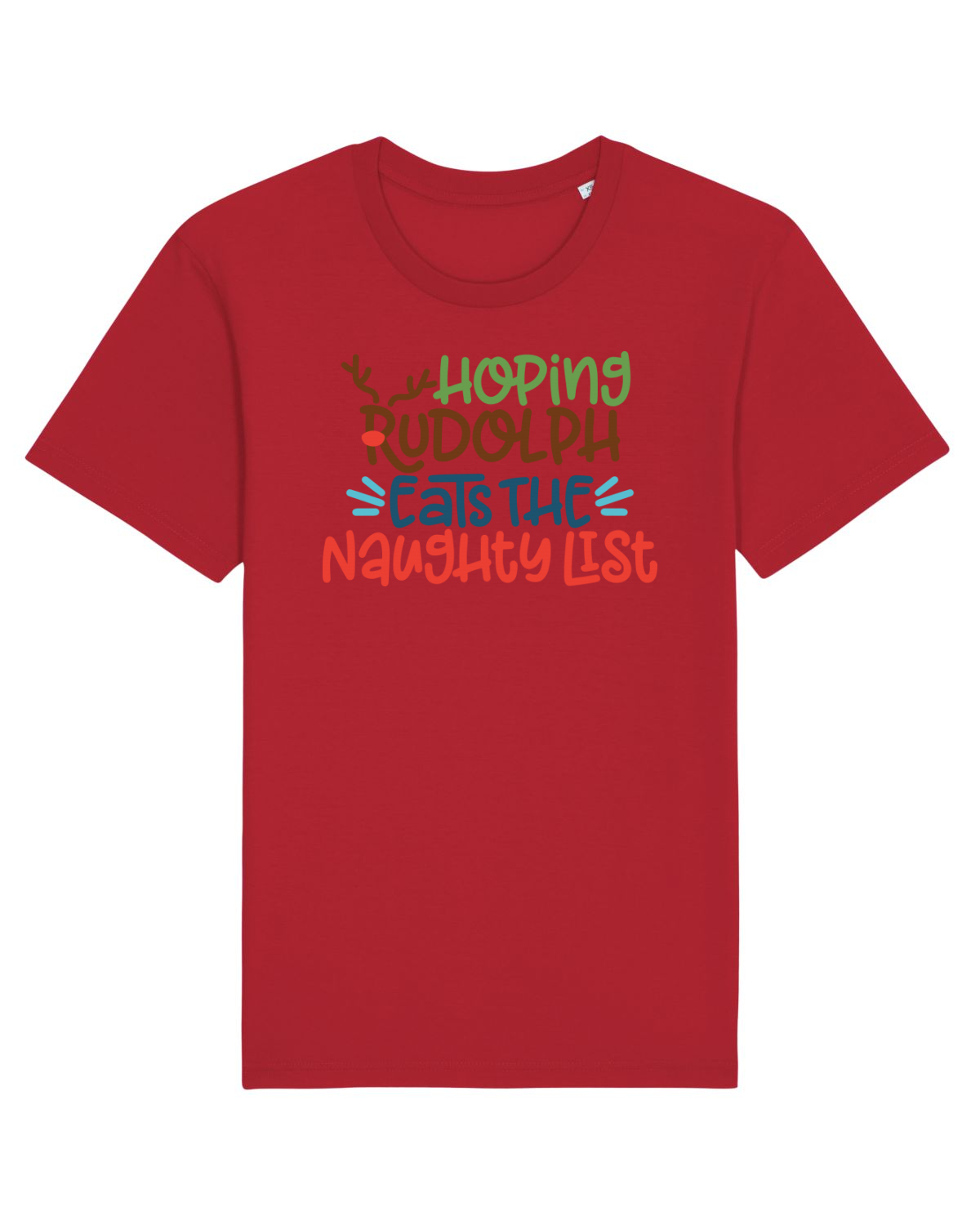 Tricou mânecă scurtă Unisex Rocker Red