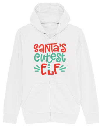 Santas Cutest Elf White