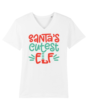 Santas Cutest Elf White