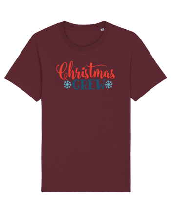 Christmas Crew Snow Burgundy