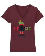 Elf Cam Tricou mânecă scurtă guler V Damă Evoker