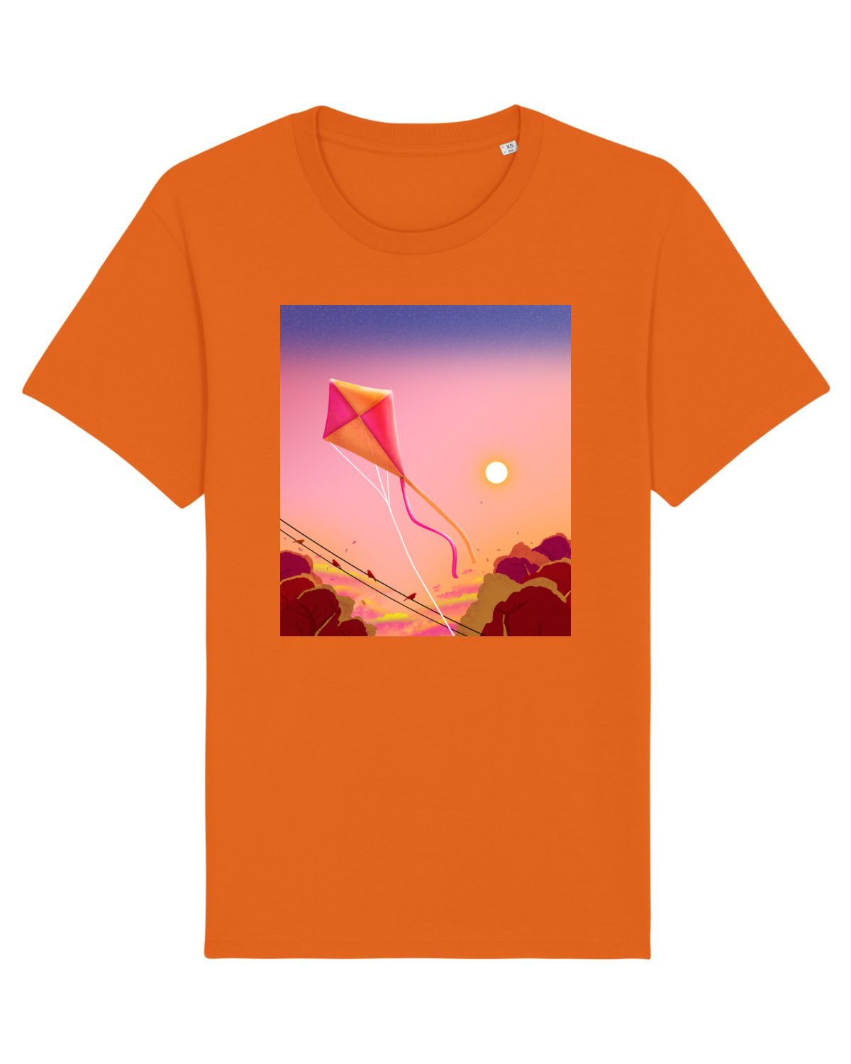 Tricou mânecă scurtă Unisex Rocker Bright Orange