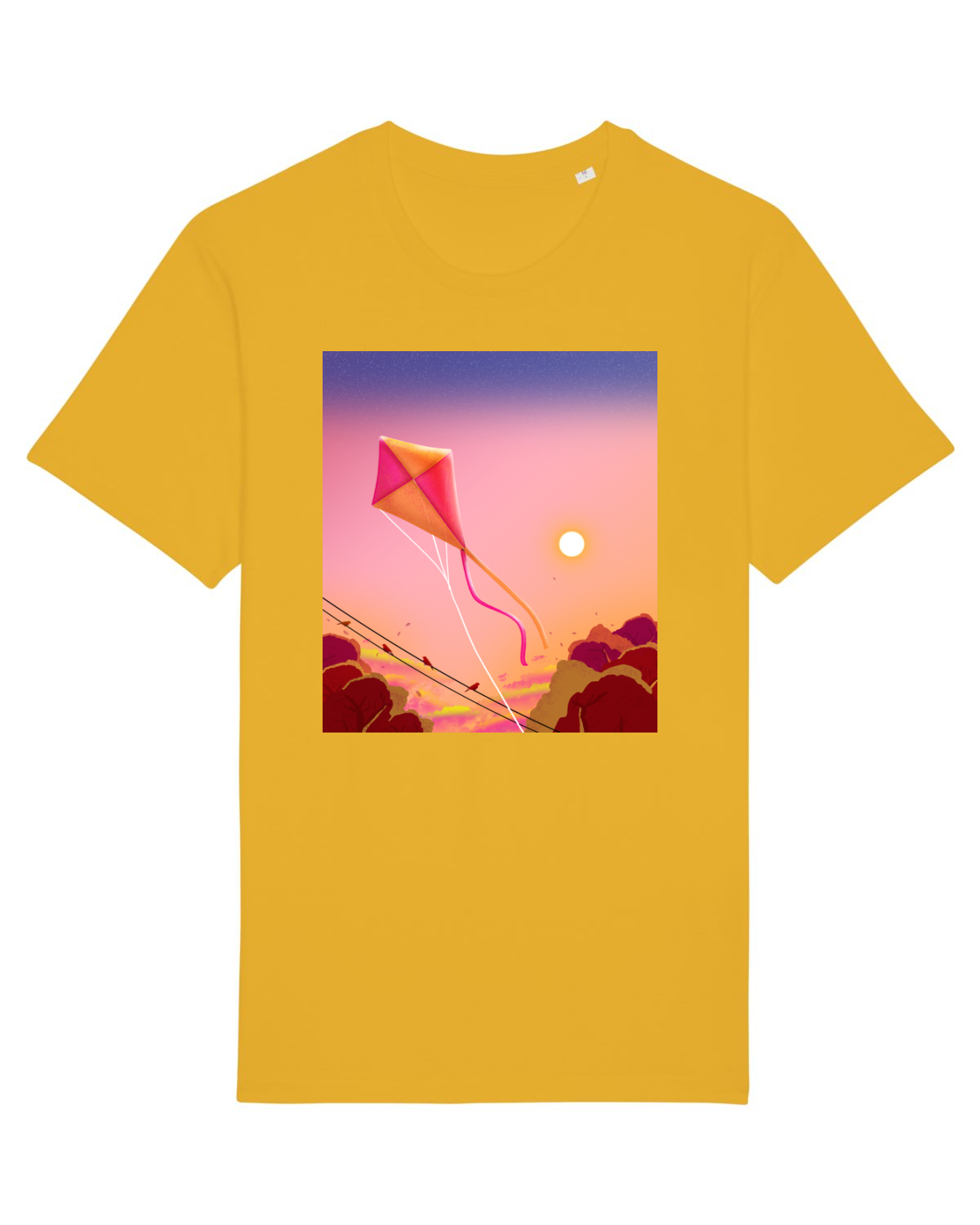 Tricou mânecă scurtă Unisex Rocker Spectra Yellow