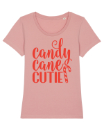 Candy Cane Cutie Tricou mânecă scurtă guler larg fitted Damă Expresser