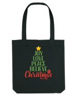 Joy Love Peace Christmas Sacoșă textilă