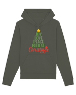 Joy Love Peace Christmas Hanorac Unisex Drummer