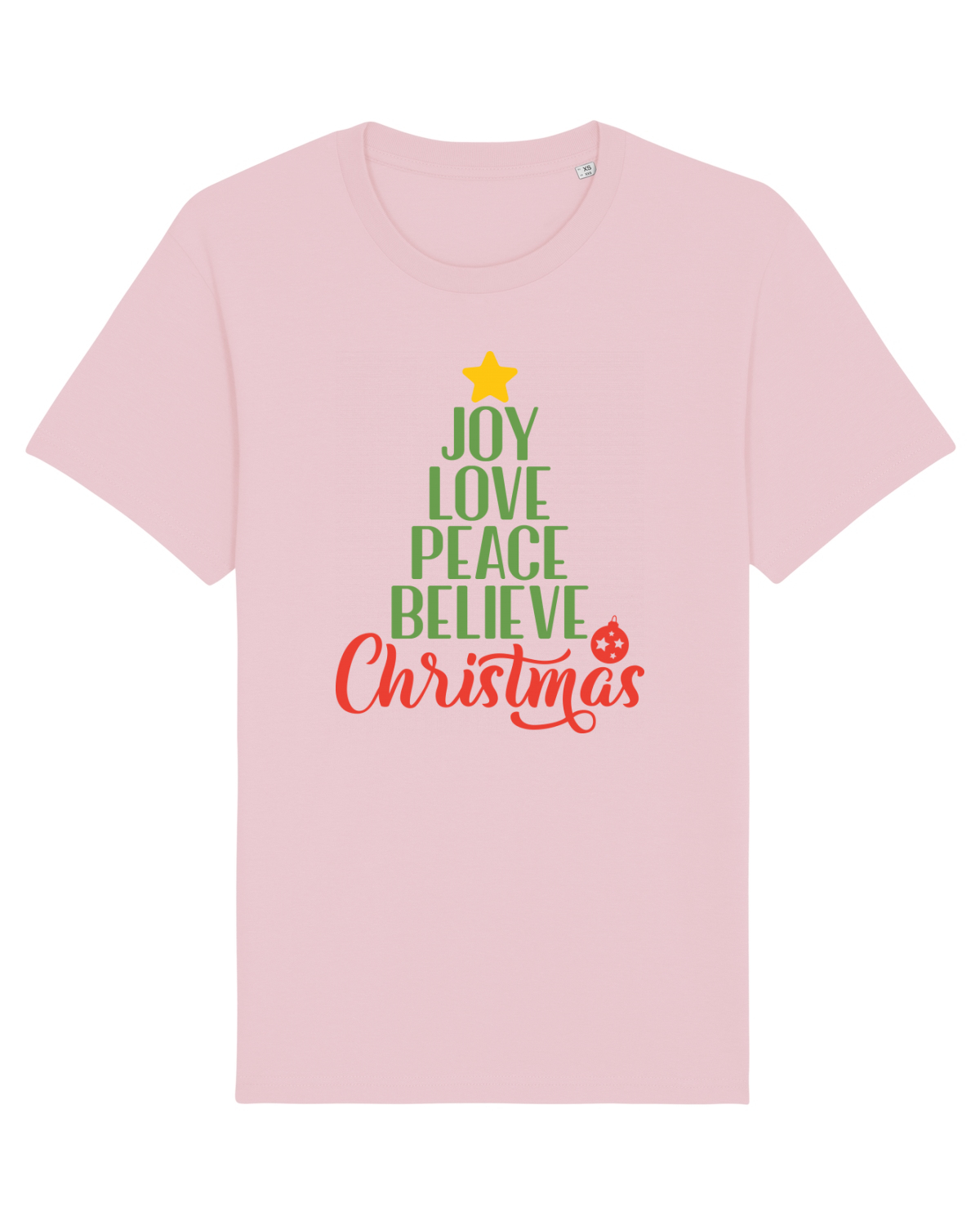 Tricou mânecă scurtă Unisex Rocker Cotton Pink