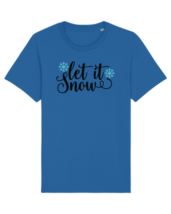 Let it Snow Xmas Royal Blue