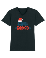 Santa Squad Tricou mânecă scurtă guler V Bărbat Presenter