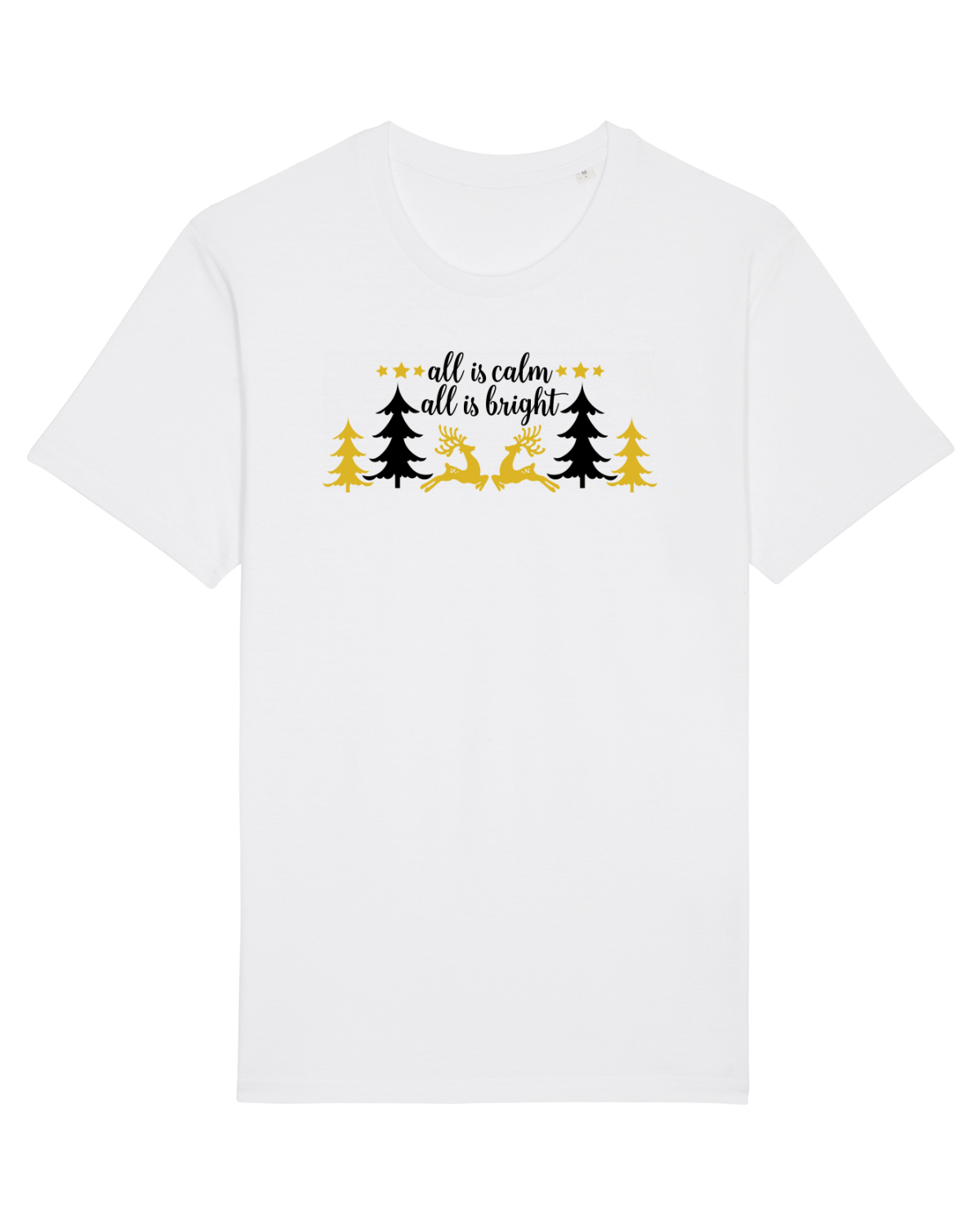 Tricou mânecă scurtă Unisex Rocker White