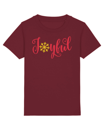 Joyful Xmas Red Burgundy