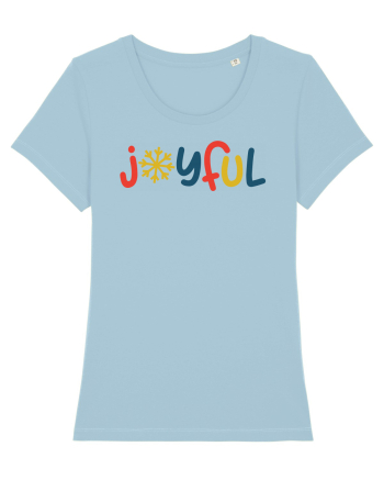 Joyful Xmas Yellow Sky Blue