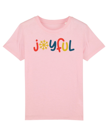 Joyful Xmas Yellow Cotton Pink