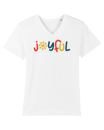 Joyful Xmas Yellow White