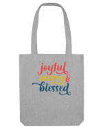 Joyful Merry Blessed Sacoșă textilă