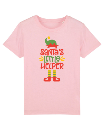 Santas Little Helper Cotton Pink