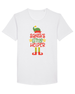 Santas Little Helper Tricou mânecă scurtă guler larg Bărbat Skater