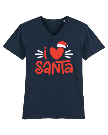 I love Santa French Navy