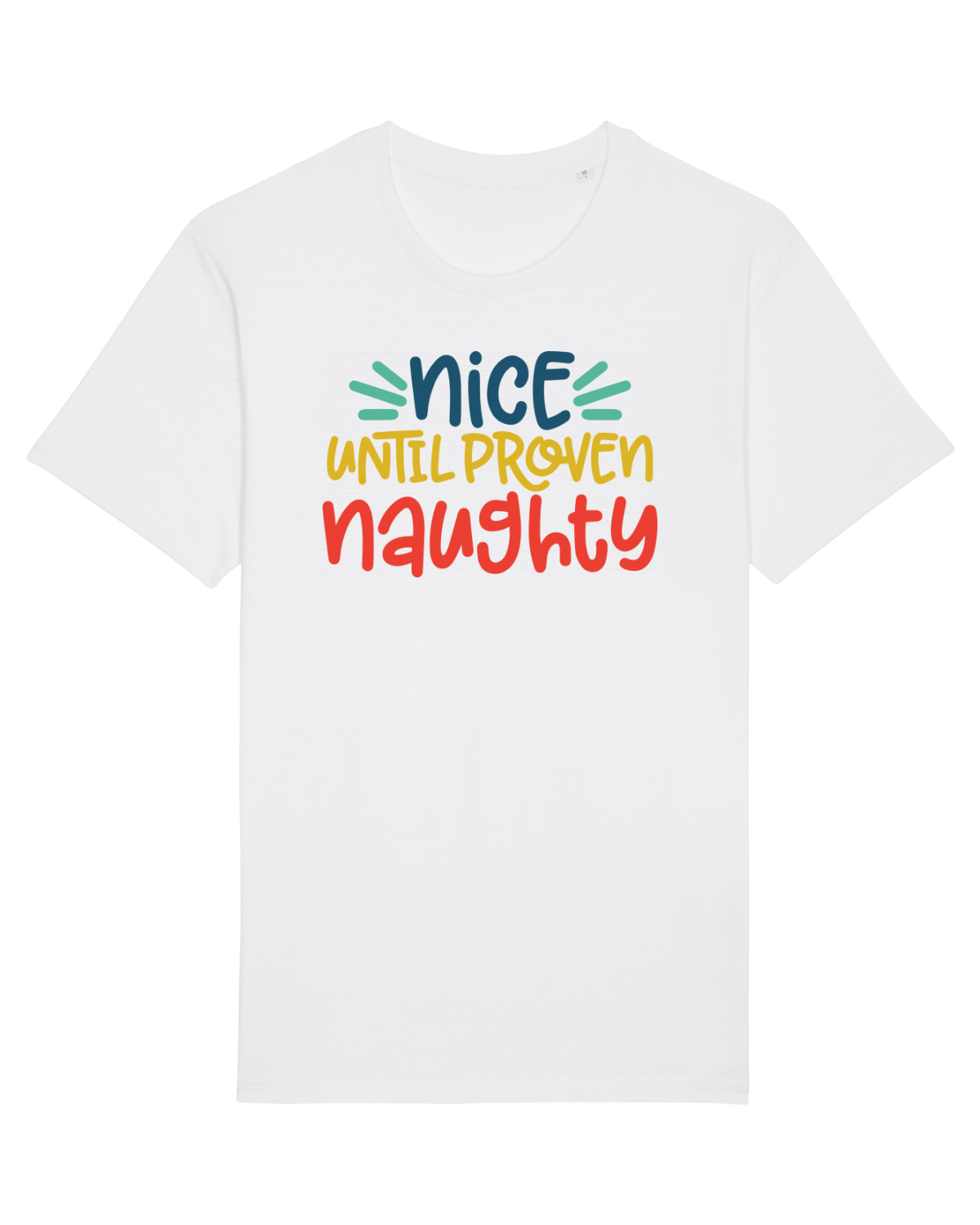 Tricou mânecă scurtă Unisex Rocker White