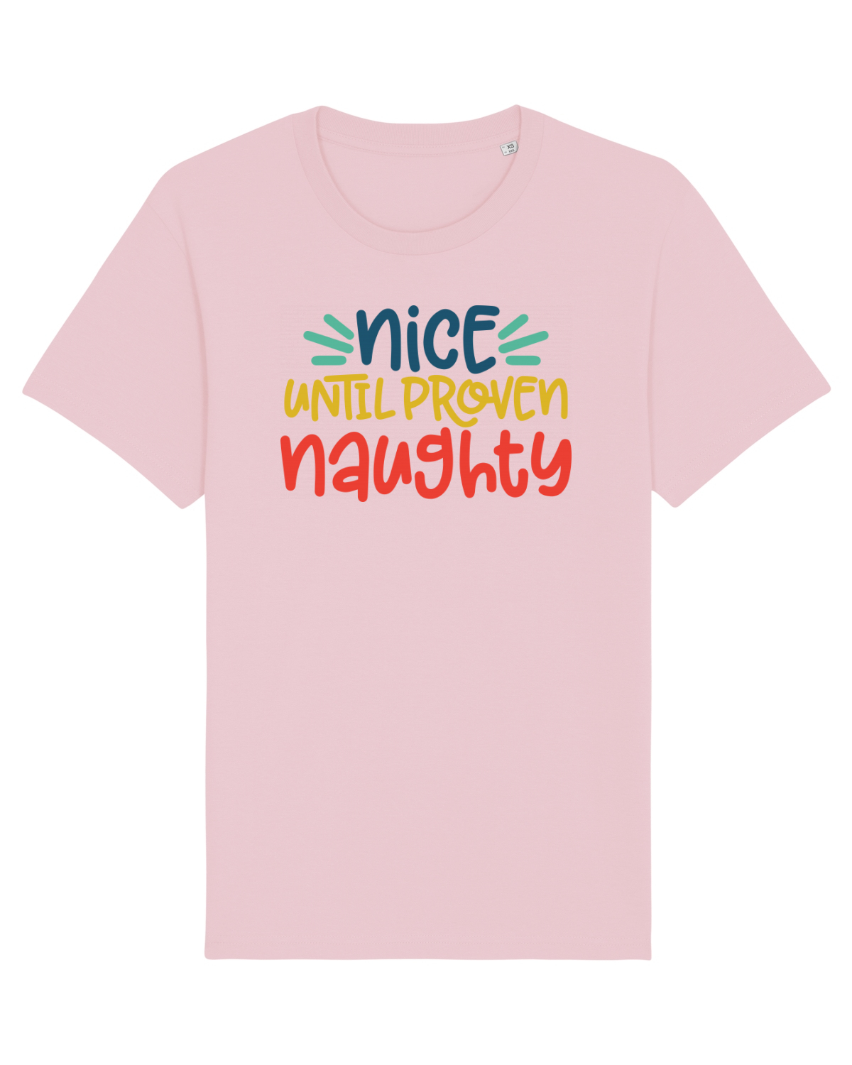 Tricou mânecă scurtă Unisex Rocker Cotton Pink