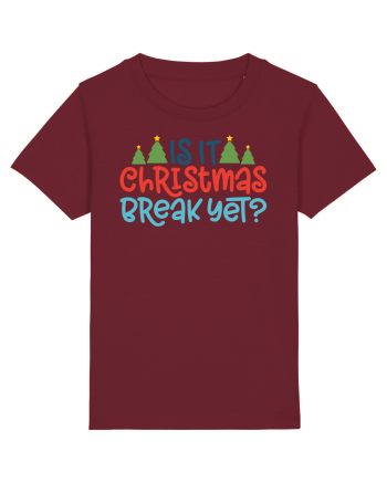 Christmas Break Burgundy