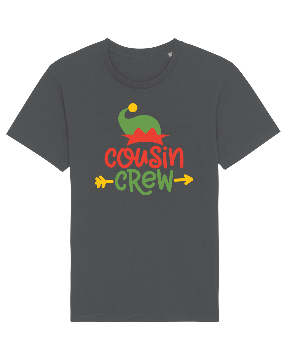 Tricou mânecă scurtă Unisex Rocker Anthracite
