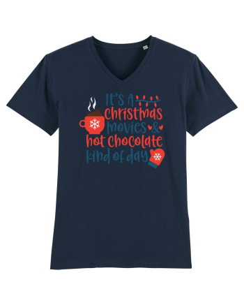 Its a Christmas Movies and Hot Cocoa French Navy