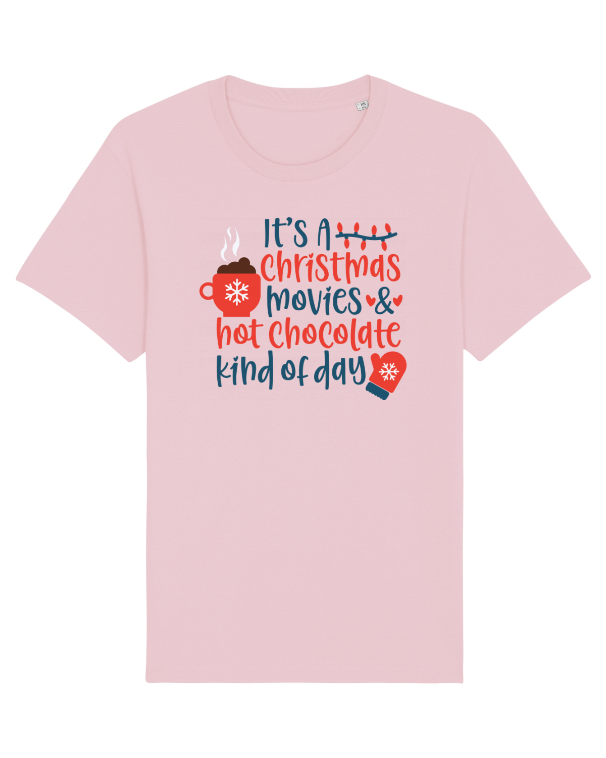Tricou mânecă scurtă Unisex Rocker Cotton Pink