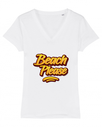 Beach Please 2 White