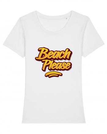 Beach Please 2 White