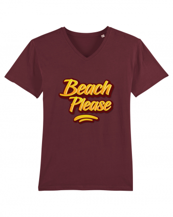 Beach Please 2 Burgundy