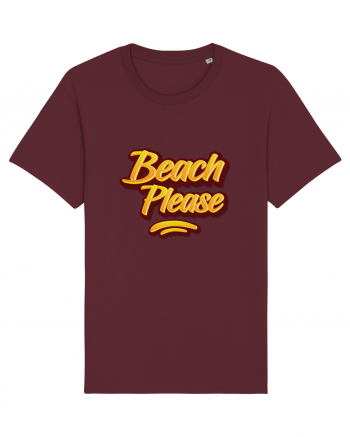 Beach Please 2 Burgundy