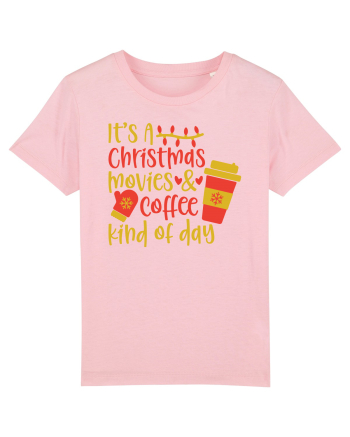 Xmas Coffee kind of Day Cotton Pink
